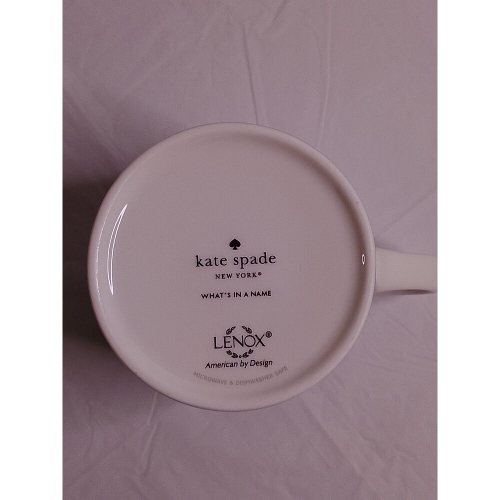 Kate Spade “What’s In A Name” Mug, Initial C, 12 Oz - Picture 6 of 6